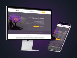 Foto van website klant Lotus Hypnotherapie voor portfolio