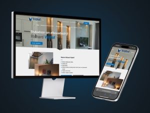 Foto van website klant Richard Vrijhof voor portfolio