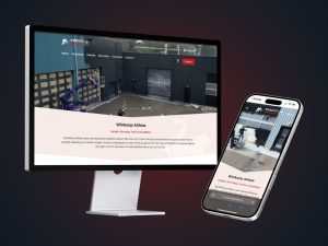 Foto van website klant Winkoop Airless voor portfolio