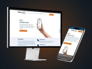 Foto van website klant BouwSlim voor portfolio